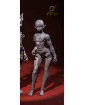 45cm muscle human BODY ONLY Miracledoll 1/4 size MSD body girl doll 45cm bjd