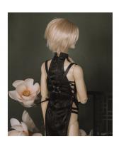 Man Qing chi-pao dress set【BIA】for bjd SD17 SD13 MSD 1/3 1/4 girl/boy doll use