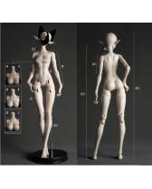 1/3 size girl Body Only【Coral Reef】1/3 SD13 61cm girl doll bjd